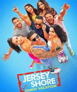 Jersey Shore Serie Poster Paint By Numbers