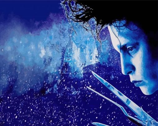 Johnny Depp Edward Scissorhands Paint By Numbers