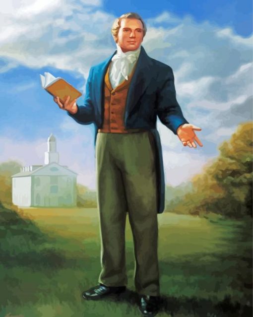 Joseph Smith American Religious Leader Paint By Numbers