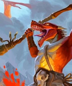 Kobold Dragon Paint By Numbers