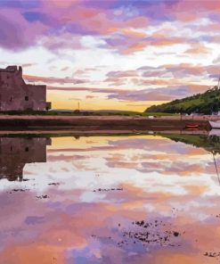 Lochranza Castle Paint By Numbers