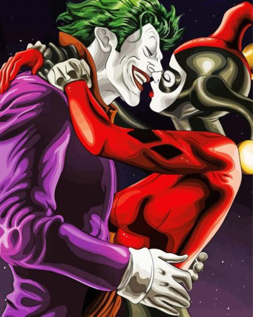 Mad Love Joker Paint By Numbers