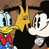 Mickey And Duck Paint By Numbers