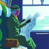 Miss Marple Reading Paint By Numbers