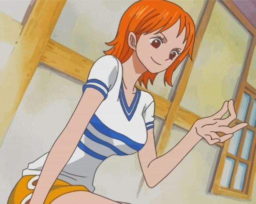 Nami One Piece Anime Paint By Numbers