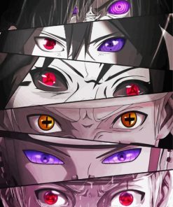 Naruto Eyes Paint By Numbers