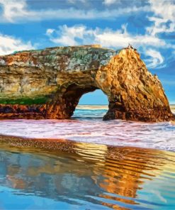 Natural Bridges Monterey Bay Paint By Numbers