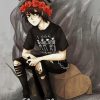 Nico De Angelo With Floral Crow Paint By Numbers