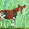 Okapi Animal Paint By Numbers