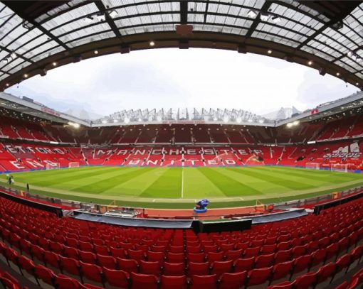 Old Trafford Stadium Paint By Numbers