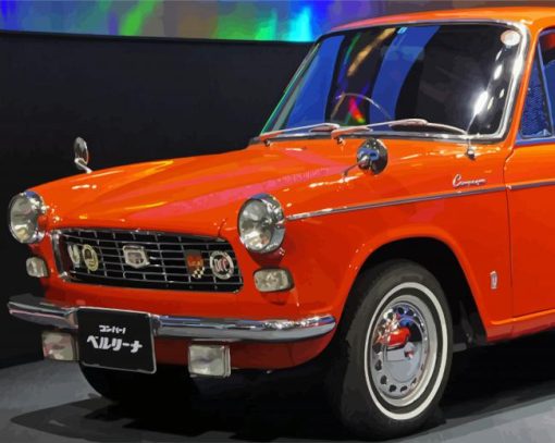 Orange Daihatsu Paint By Numbers