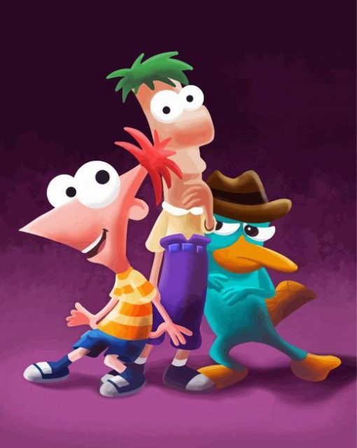 Phineas Paint By Numbers