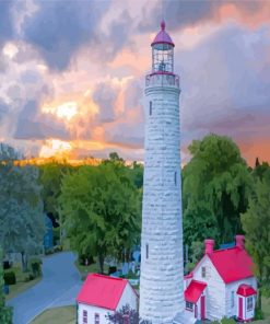 Point Clark Lighthouse Canada Paint By Numbers