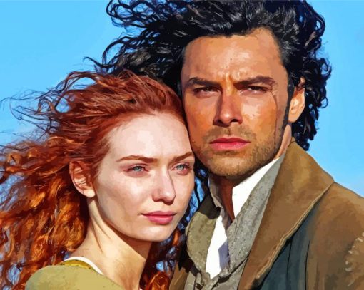 Poldark Demelza And Captain Ross Paint By Numbers