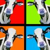 Pop Art Cow Paint By Numbers