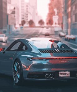 Porsche New York Streets Paint By Numbers