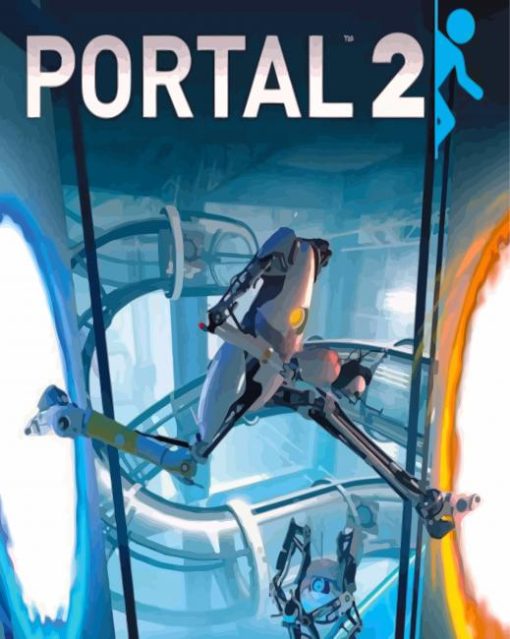 Portal 2 Game Poster Paint By Numbers