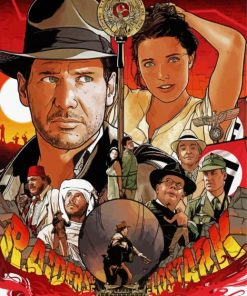 Raiders Of The Lost Ark Art Paint By Numbers