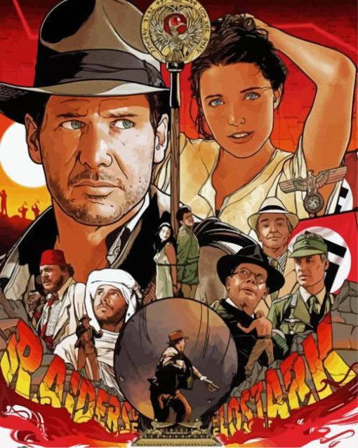 Raiders Of The Lost Ark Art Paint By Numbers