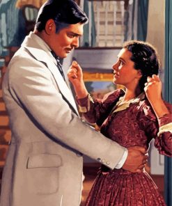 Scarlett And Rhett Butler Paint By Numbers