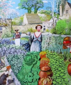 Spring Vegetable Garden Paint By Numbers