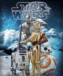 Star Wars Droids Poster Paint By Numbers