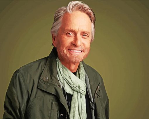 The American Actor Michael Douglas Paint By Numbers