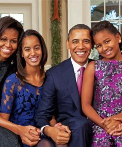 The Obamas Family Paint By Numbers