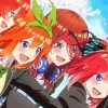 The Quintessential Quintuplets Characters Paint By Numbers