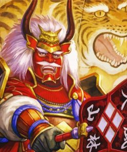 The Tiger Of Kai Takeda Shingen Paint By Numbers