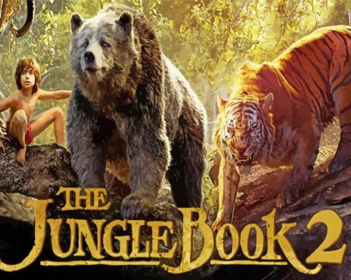 The Jungle Book Movie Paint By Numbers