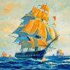 USS Constitution Paint By Numbers