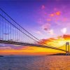 Verrazzano Bridge At Sunset Paint By Numbers