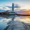 Whitley Bay Lighthouse Paint By Numbers