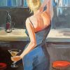 Woman At Bar Paint By Numbers