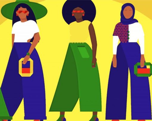 Women Of Color Paint By Numbers