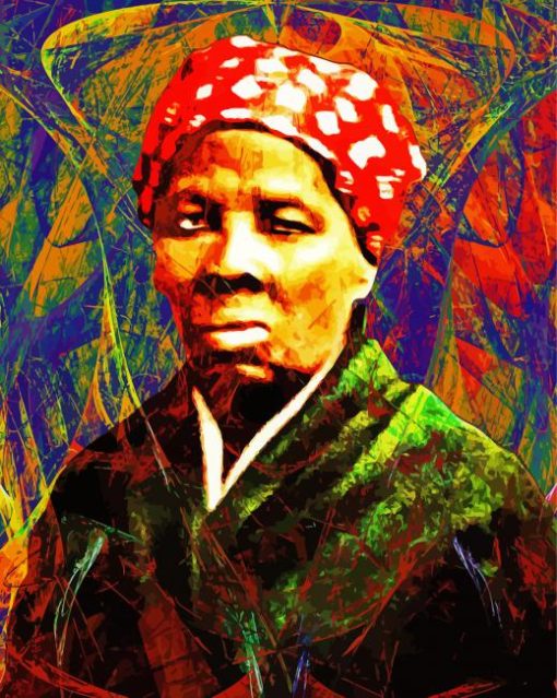 Abstract Harriet Tubman Paint By Numbers