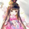 Adorable Chinese Girl Anime Paint By Numbers