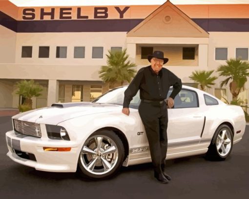 Aesthetic Carroll Shelby Paint By Numbers