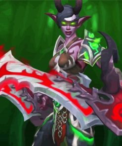 Aesthetic Demon Hunter Paint By Numbers