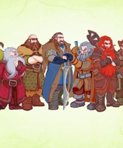 Aesthetic Dwarves Paint By Numbers