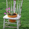 Aesthetic Flowers Pots Chair Paint By Numbers