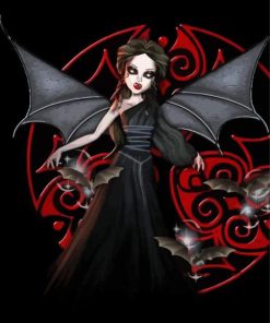 Aesthetic Gothic Fairy Paint By Numbers