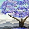 Aesthetic Jacaranda Tree Paint By Numbers