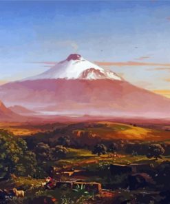 Aesthetic Mount Etna Art Paint By Numbers