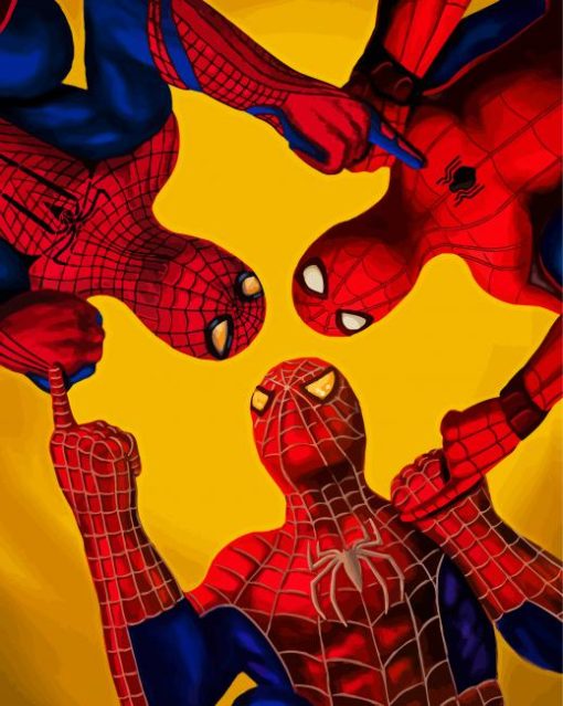 Aesthetic Spidermen Art Paint By Numbers