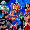 Aesthetic The Justice League Paint By Numbers