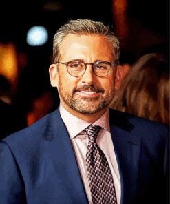 Aesthetic Actor Steve Carell Paint By Numbers