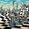 Aesthetic Chess Board Illustration Paint By Numbers