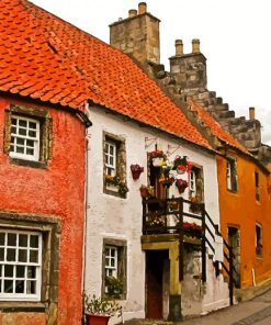 Aesthetic Culross Houses Paint By Numbers